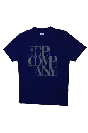 CP Company 30/1 Jersey Short Sleeve Vintage Logo T-Shirt